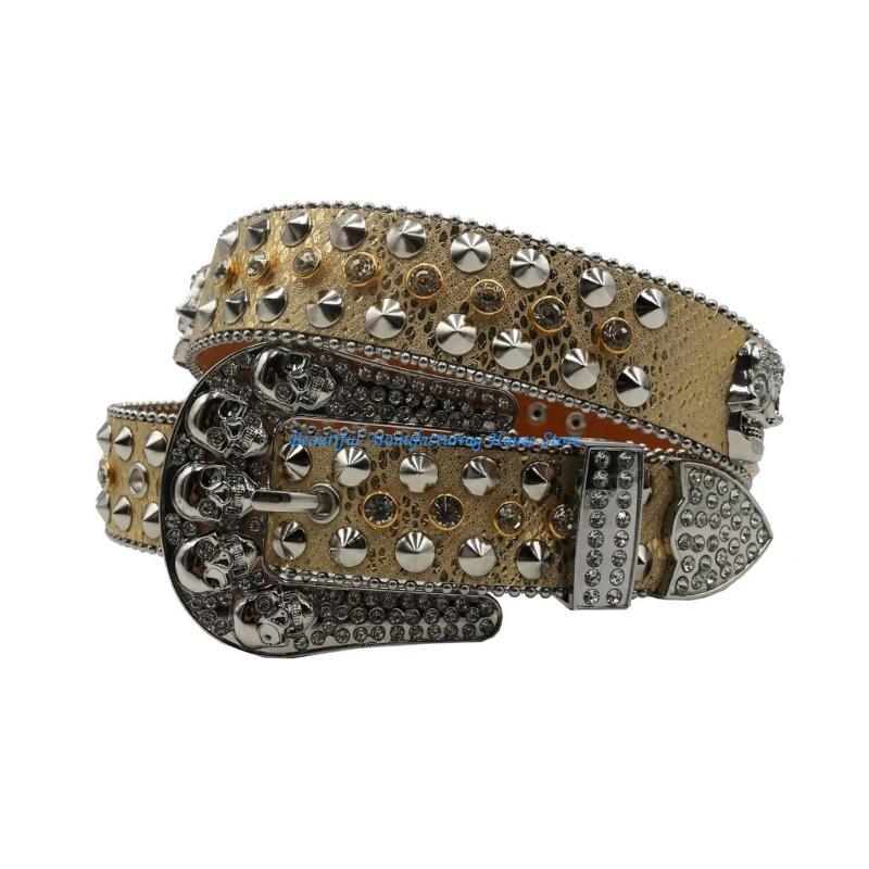 Street Fashion Reference - E56A Punk PU Taille Riem Zware