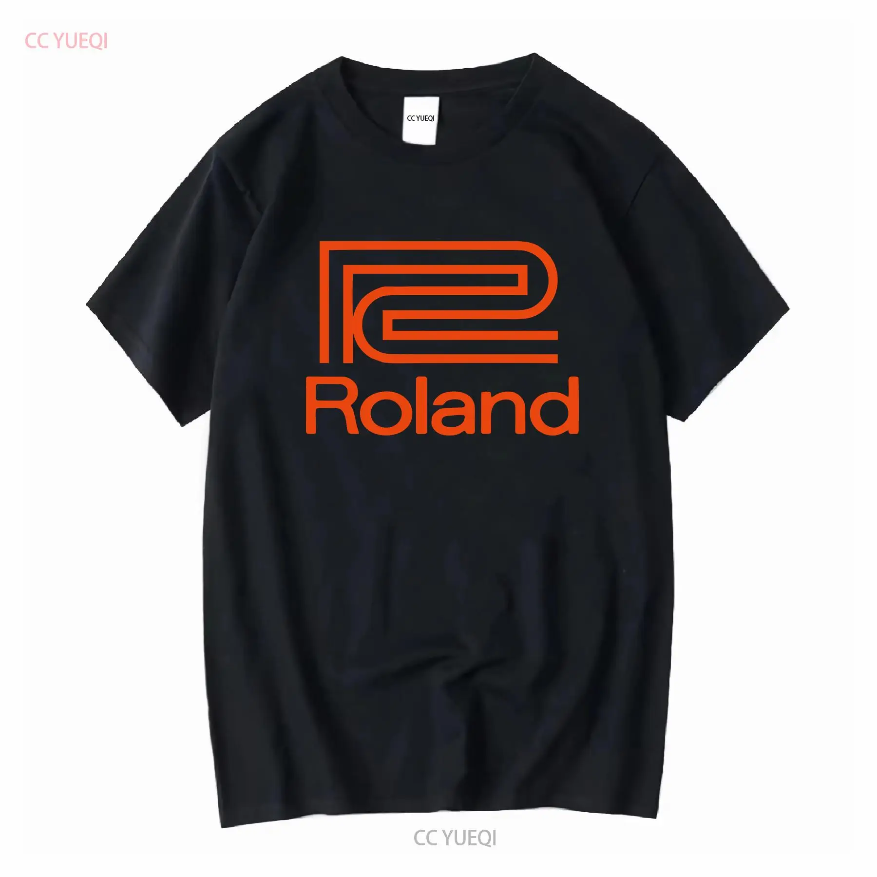 Street Fashion Logo - Roland Synthesizer Logo Retro T-shirt lange