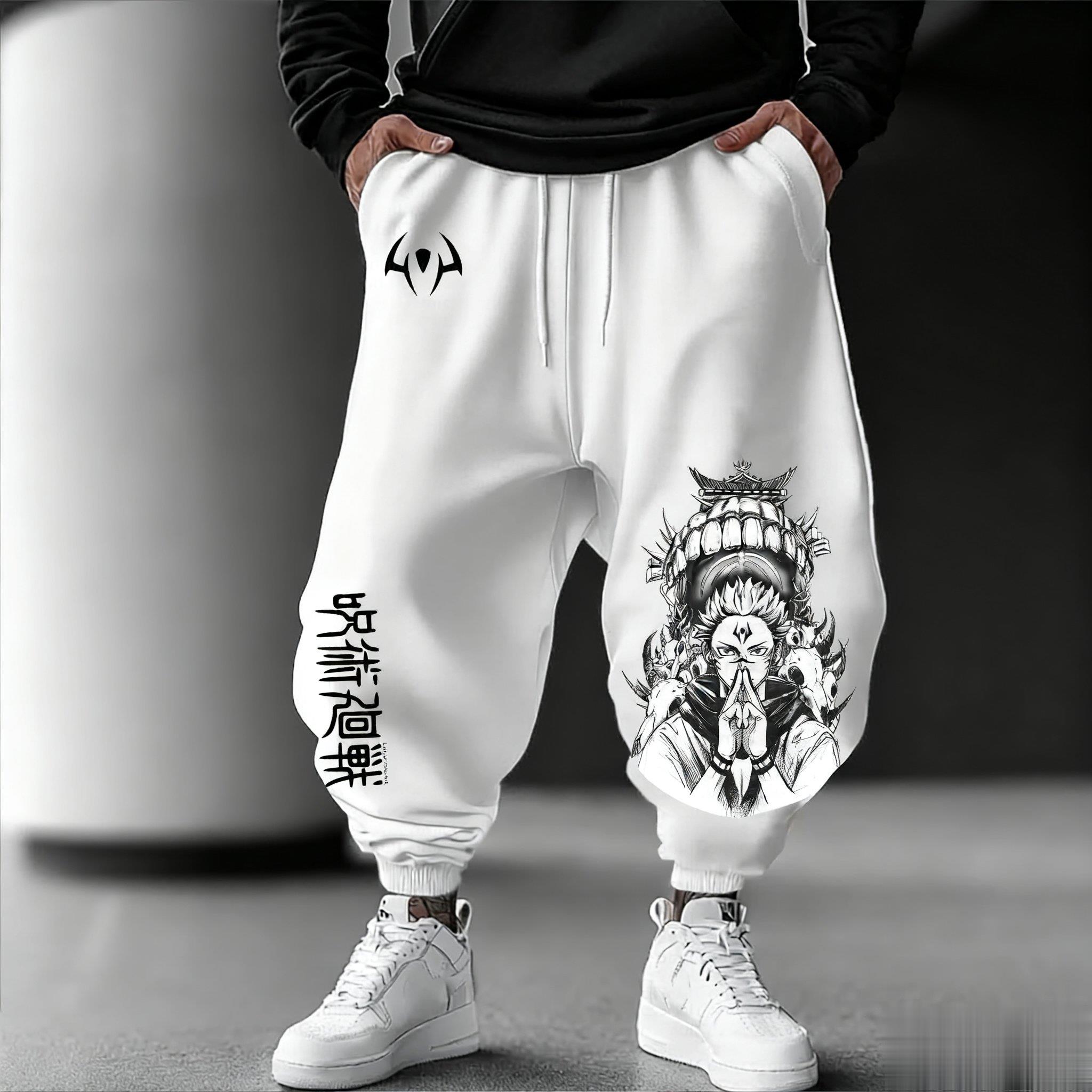 Street Fashion Japan - Jujutsu Kaisen Mannen Joggingbroek Losse Casual