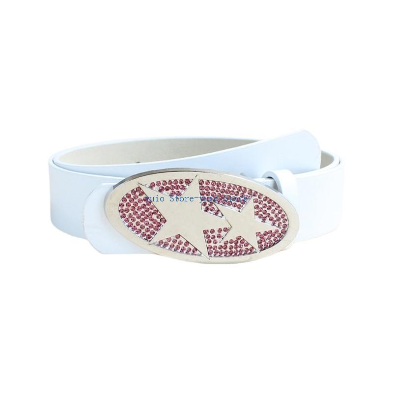 Street Fashion Reference - X7XB Esthetische riem met stergesp voor