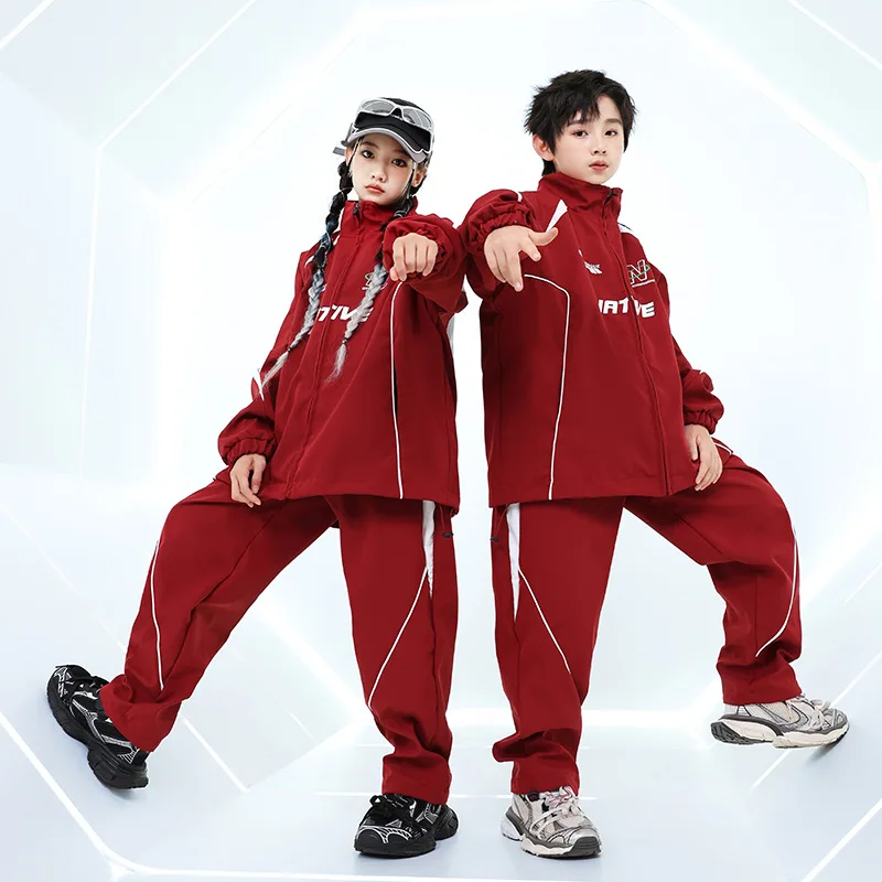 Street Fashion Boy - Jongens Hip Hop Danskostuums Mode Losse