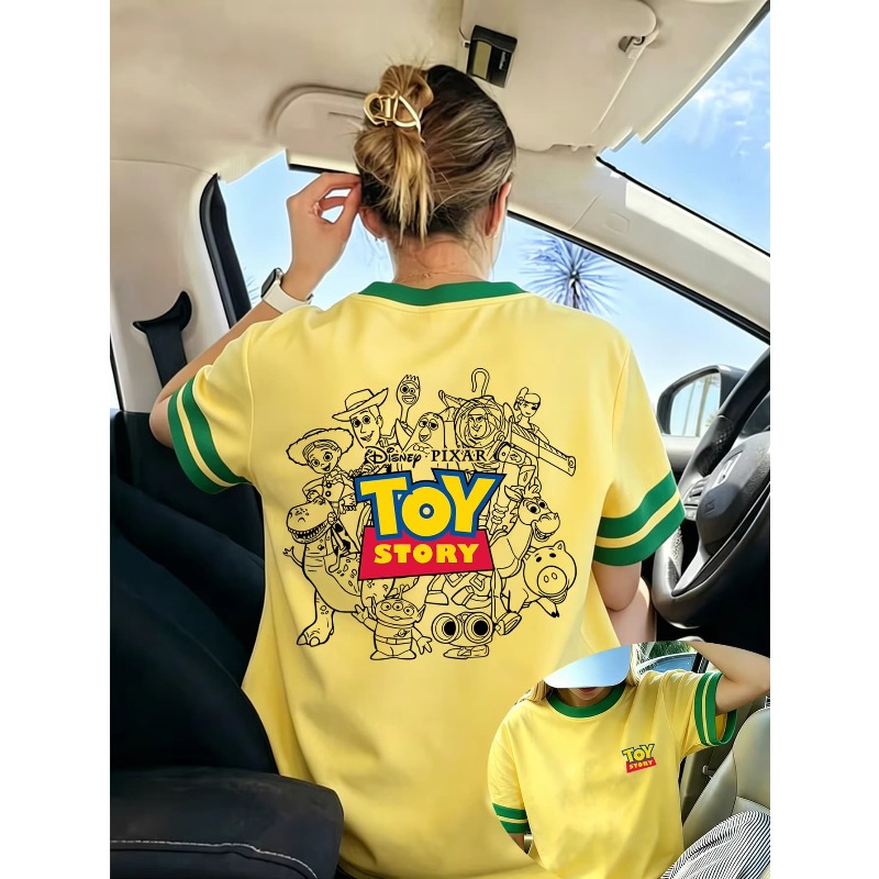Street Fashion Logo - Dames Toy Story T-shirt met ronde