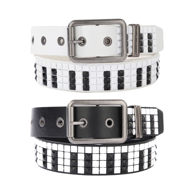 Street Fashion Reference - Pianoklinknagels Decoratieve riem met snel verstelbare