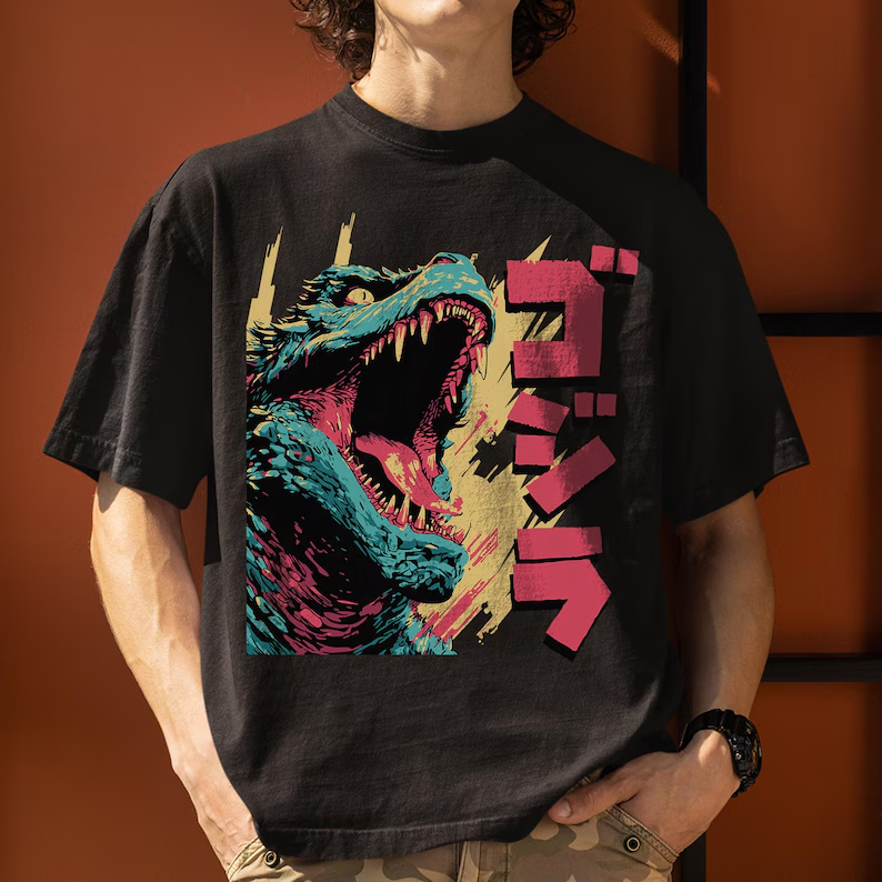 Street Fashion Japan - Godzilla Gojira Japanse Kaiju Film Grafische