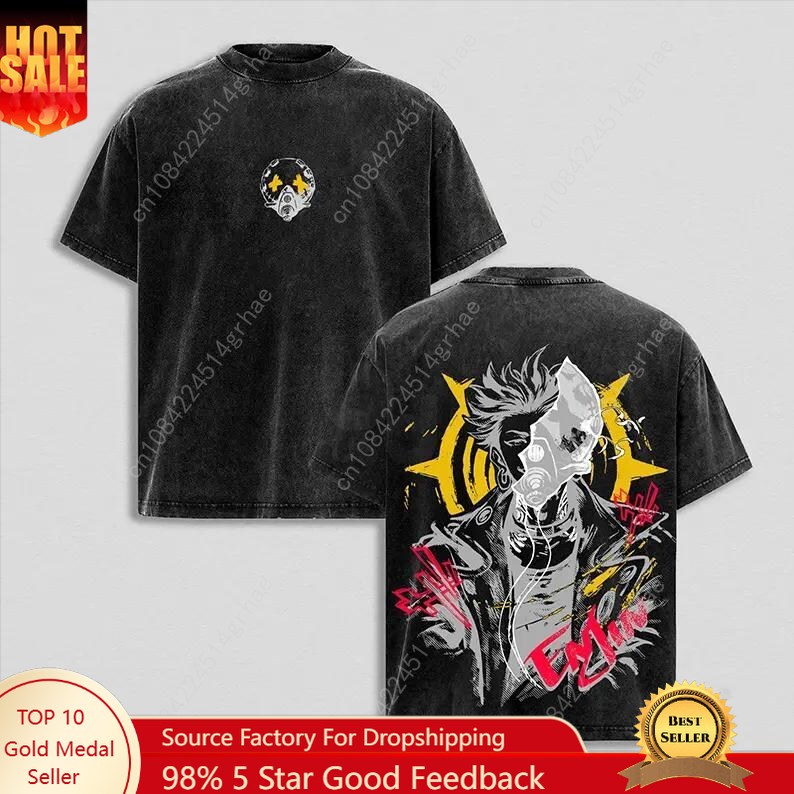 Street Fashion Anime - Gachiakuta Vintage Anime Gewassen Shirt Anime