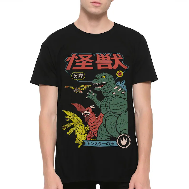 Street Fashion Japan - Godzilla Gojira Japanse Kaiju Film Grafische