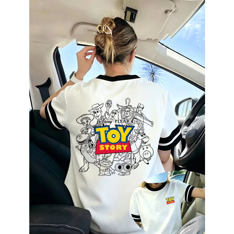 Dames Toy Story T-shirt met ro - Street Fashion Logo recensie en prijs