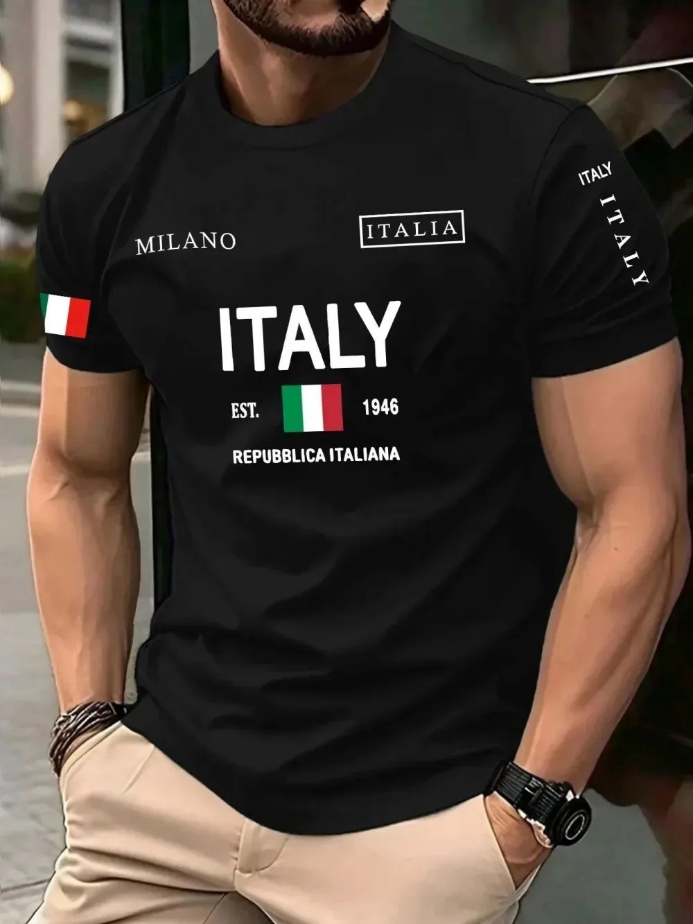 3D-print Europese Amerikaanse  - Street Fashion In Milan recensie en prijs