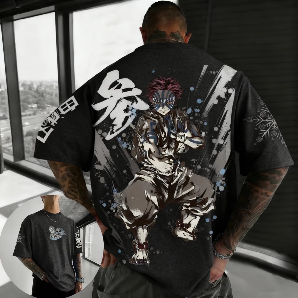 Zomer Plus Size Demon Slayer A - Street Fashion Anime recensie en prijs