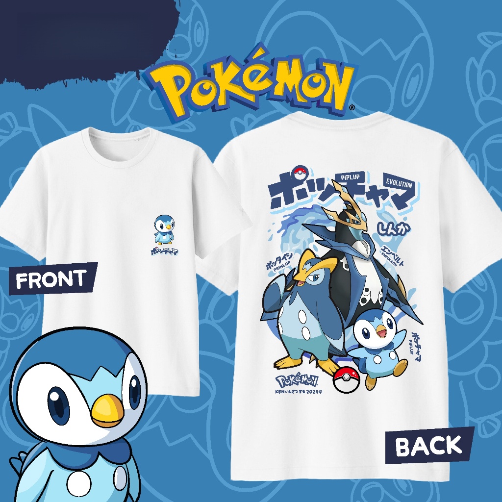Anime Pokémon Piplup Evolution - Street Fashion Anime recensie en prijs