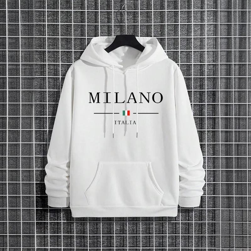 Italië Milaan Mode Heren Hoodi - Street Fashion In Milan recensie en prijs