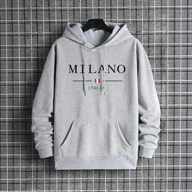 Italië Milan Mode Heren Hoodie - Street Fashion In Milan recensie en prijs