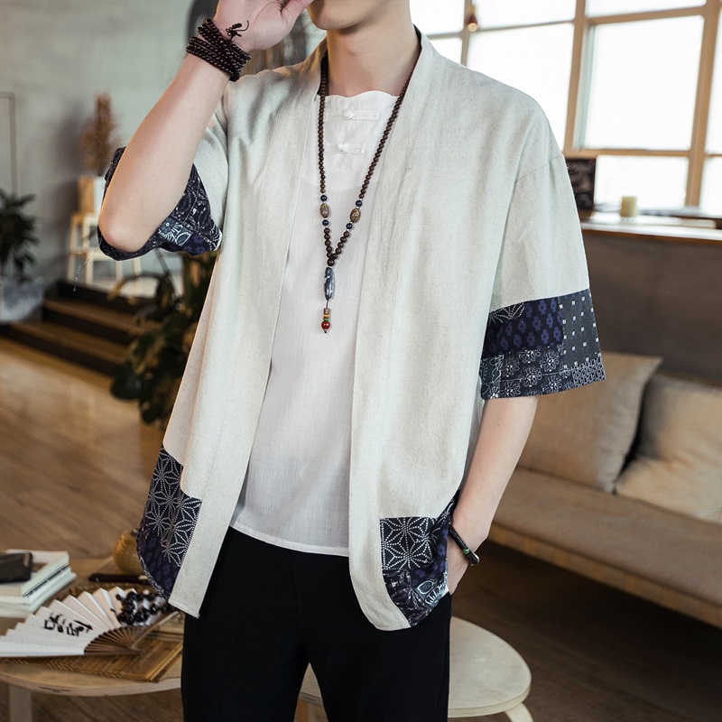 Japanse Kimono Mannen Vest Str - Street Fashion Japan recensie en prijs
