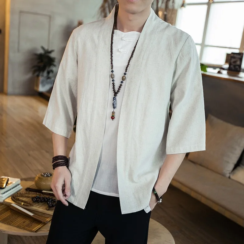 Japanse Kimono Mannen Vest Str - Street Fashion Japan recensie en prijs