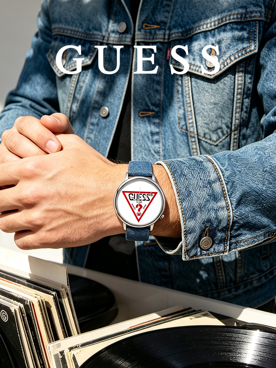 Guess unisex horloge blauwe de - Street Fashion Logo recensie en prijs